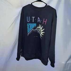 Black Utah Sweatshirt